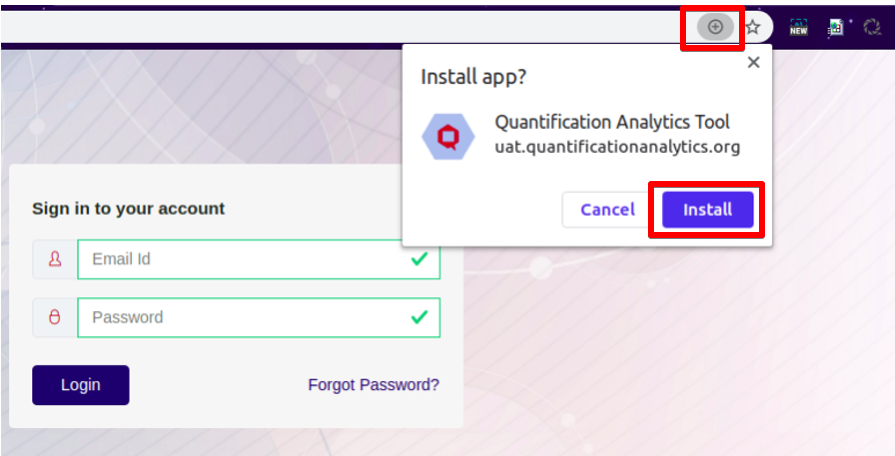 Installing QAT PWA