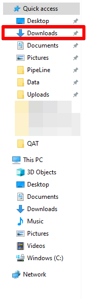 Downloads Folder Sidebar