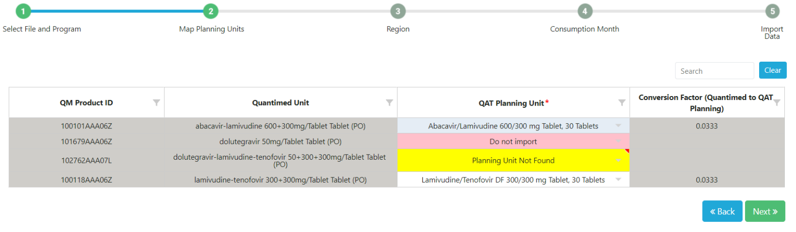 Map Planning Units