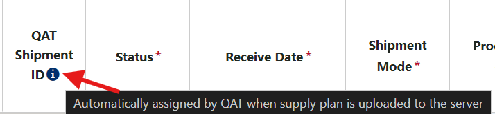 Shipment Parameters Tooltip Crop
