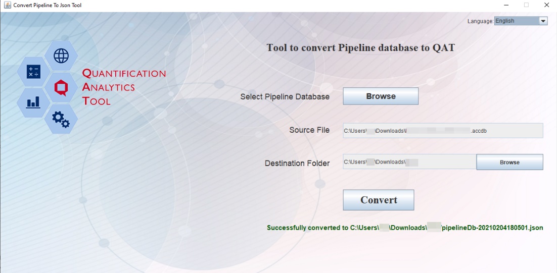 Successful Import PipeLine Screen