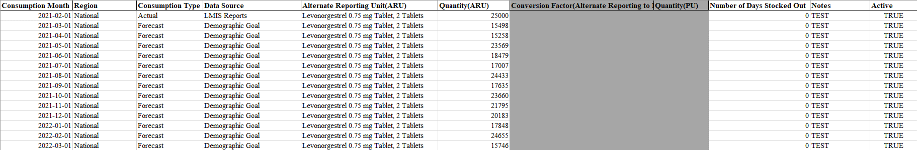 Excel Template