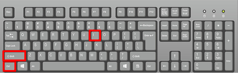 Ctrl + Shift + I