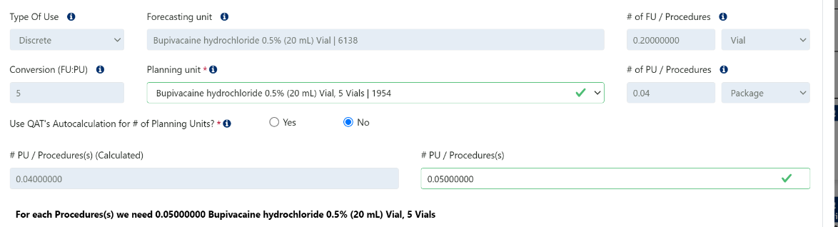 Discrete Example Override